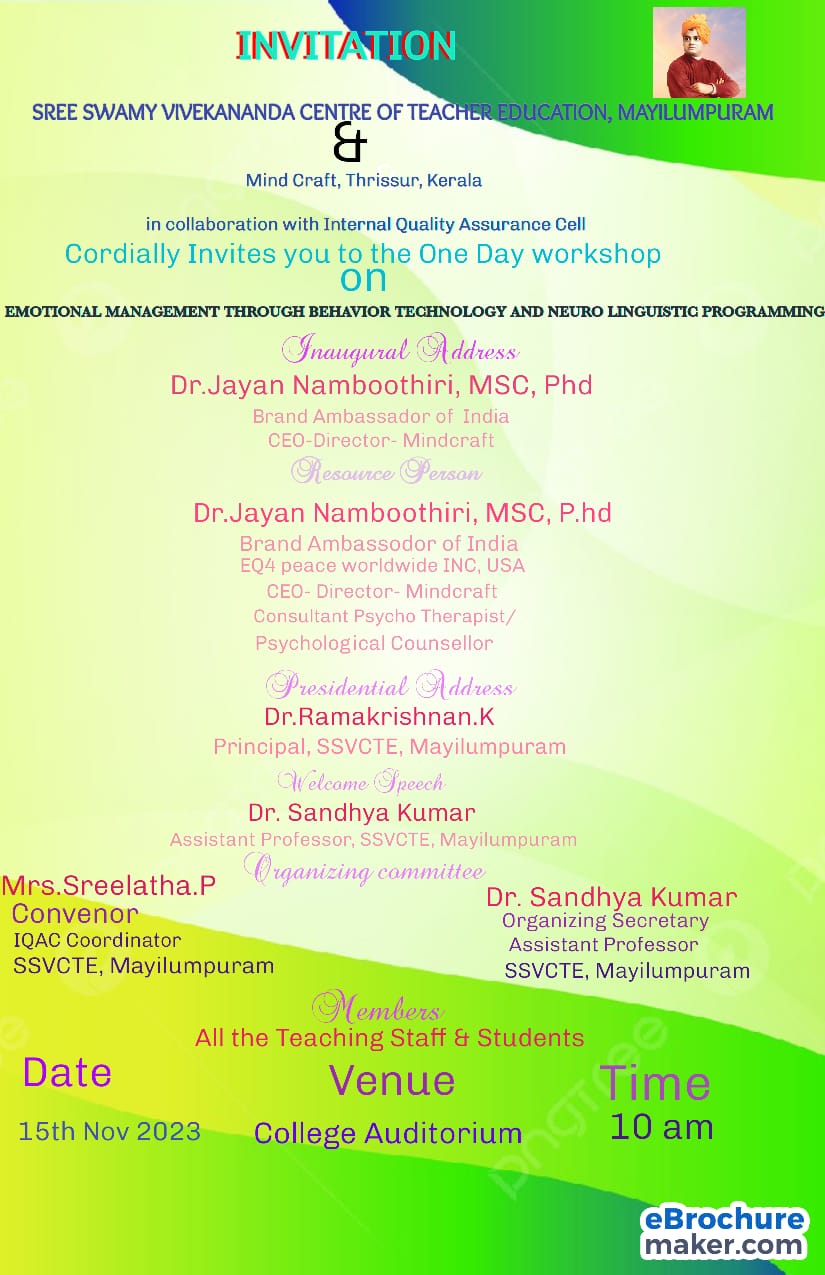 One Day Workshop 2023