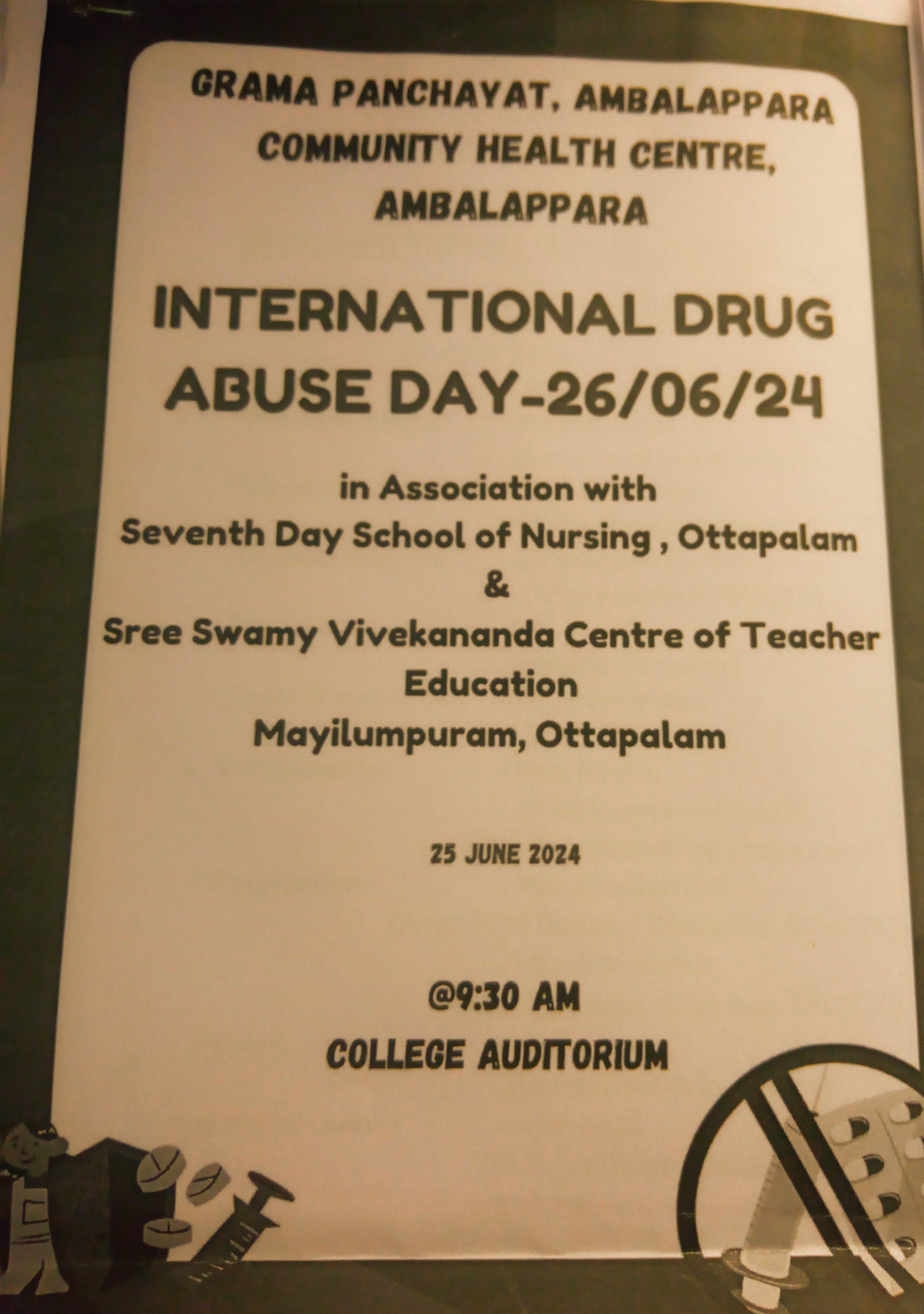 International Drug Abuse Day 2024