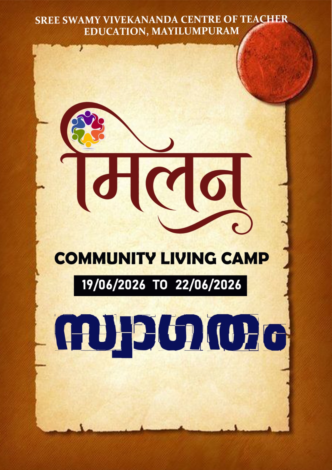 COMMUNITY LIVING CAMP -MILAN 2025-2027 BATCH