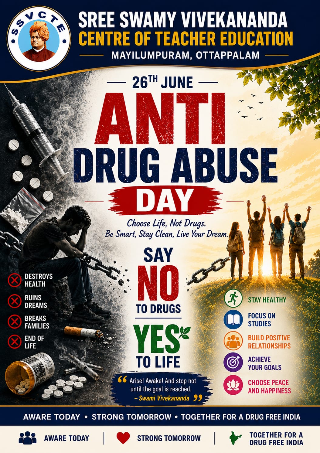 ANTI DRUG ABUSE DAY 2026